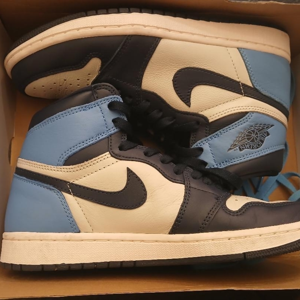 💎RARE Air Jordan 1 Retro High OG "Obsidian" Sz 7.5💎